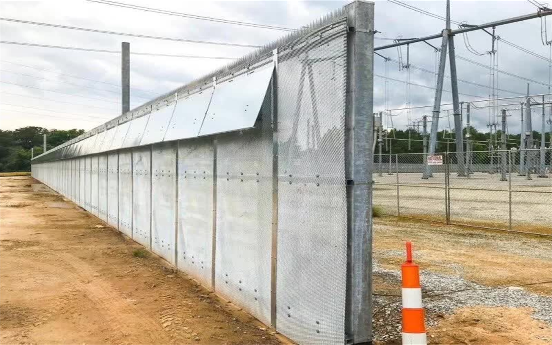 high security fence for service